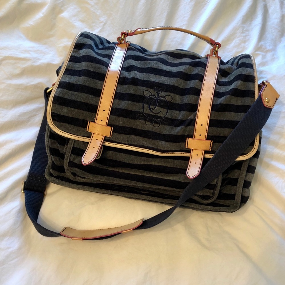 Juicy Couture velour travel bag
